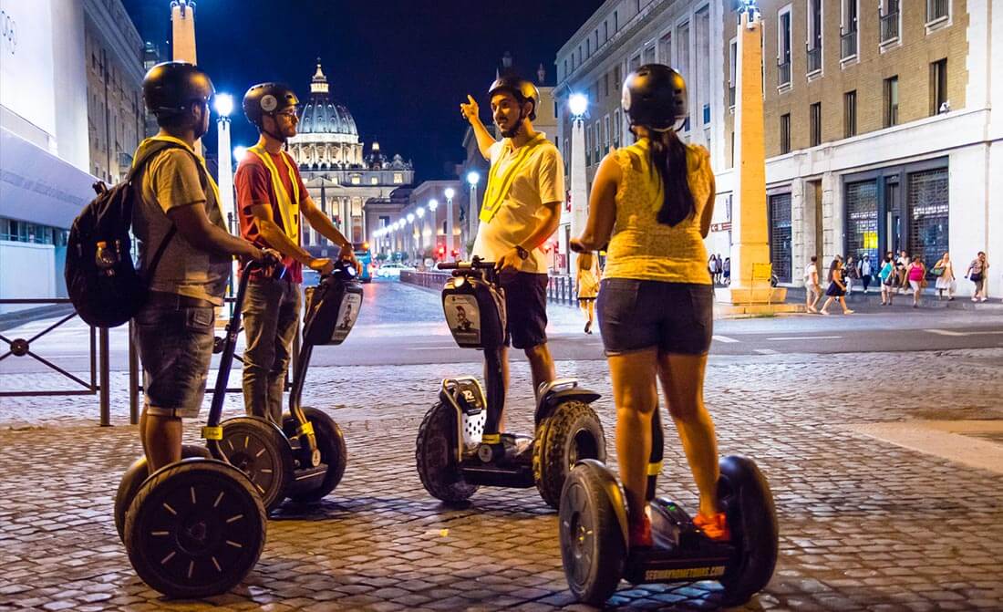 night segway tour rome